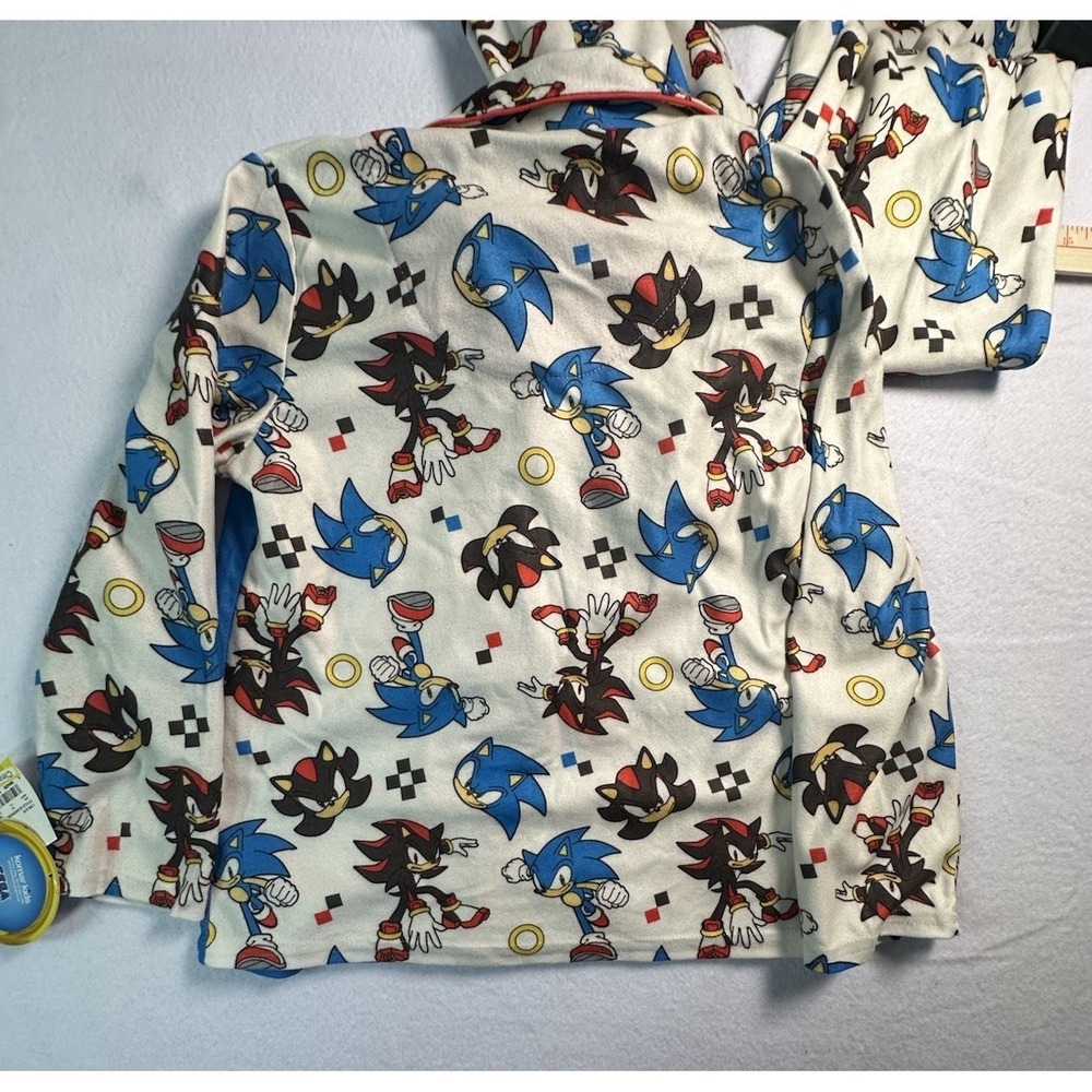 Sonic The Hedgehog Boy Size 8 Pj Set